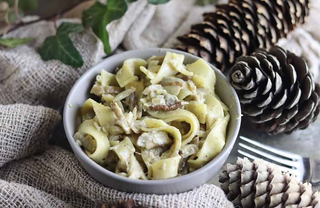 tagliatelle porcini mushrooms